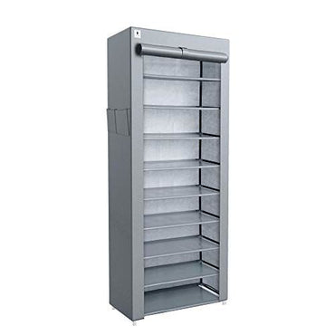 ZYBUX - 10 Tier Shoe Rack 27 Pair Shoe Storage Organiser - ZYBUX